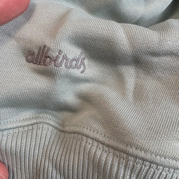 ALLBIRDS Mens XL Bark Grey Anytime Full Zip Hooded Sweatshirt Organic Cotton NEW - Picture 9 of 9